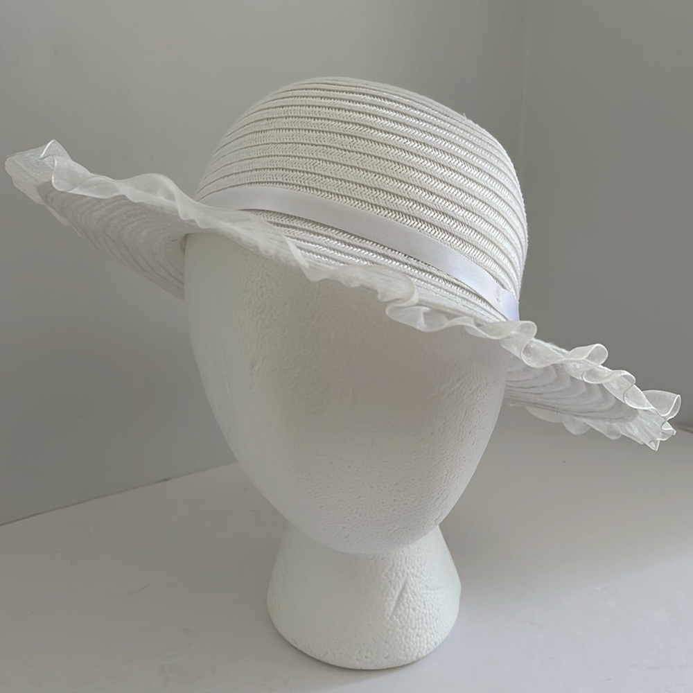 Girls’ Formal White Hat